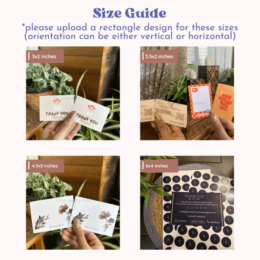 Custom Size Cards - Ingrained Prints