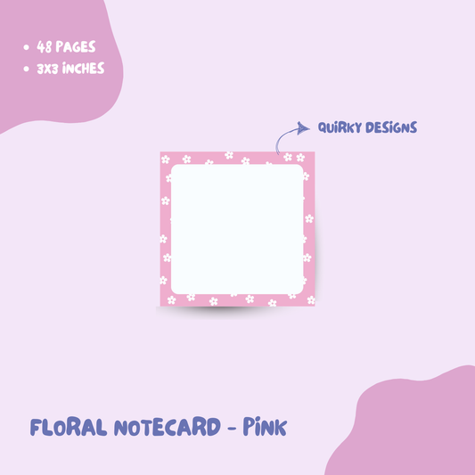 Floral Notecard Ingrained Prints