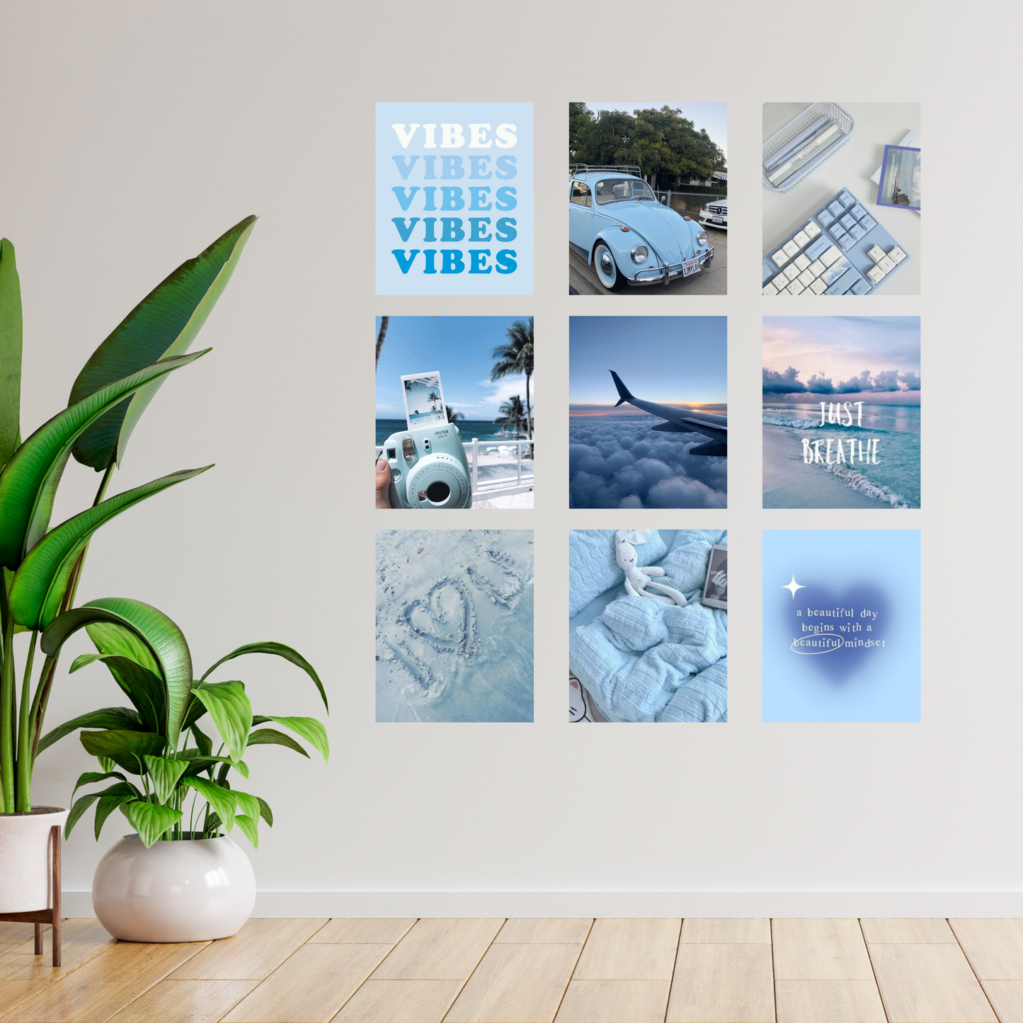Blue Cruise-Wall Collage Ingrained Prints
