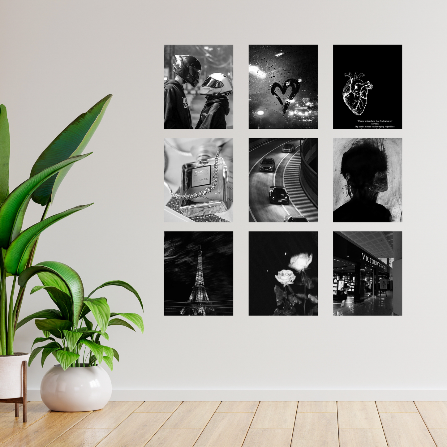 Urban Echoes-Wall Collage Ingrained Prints