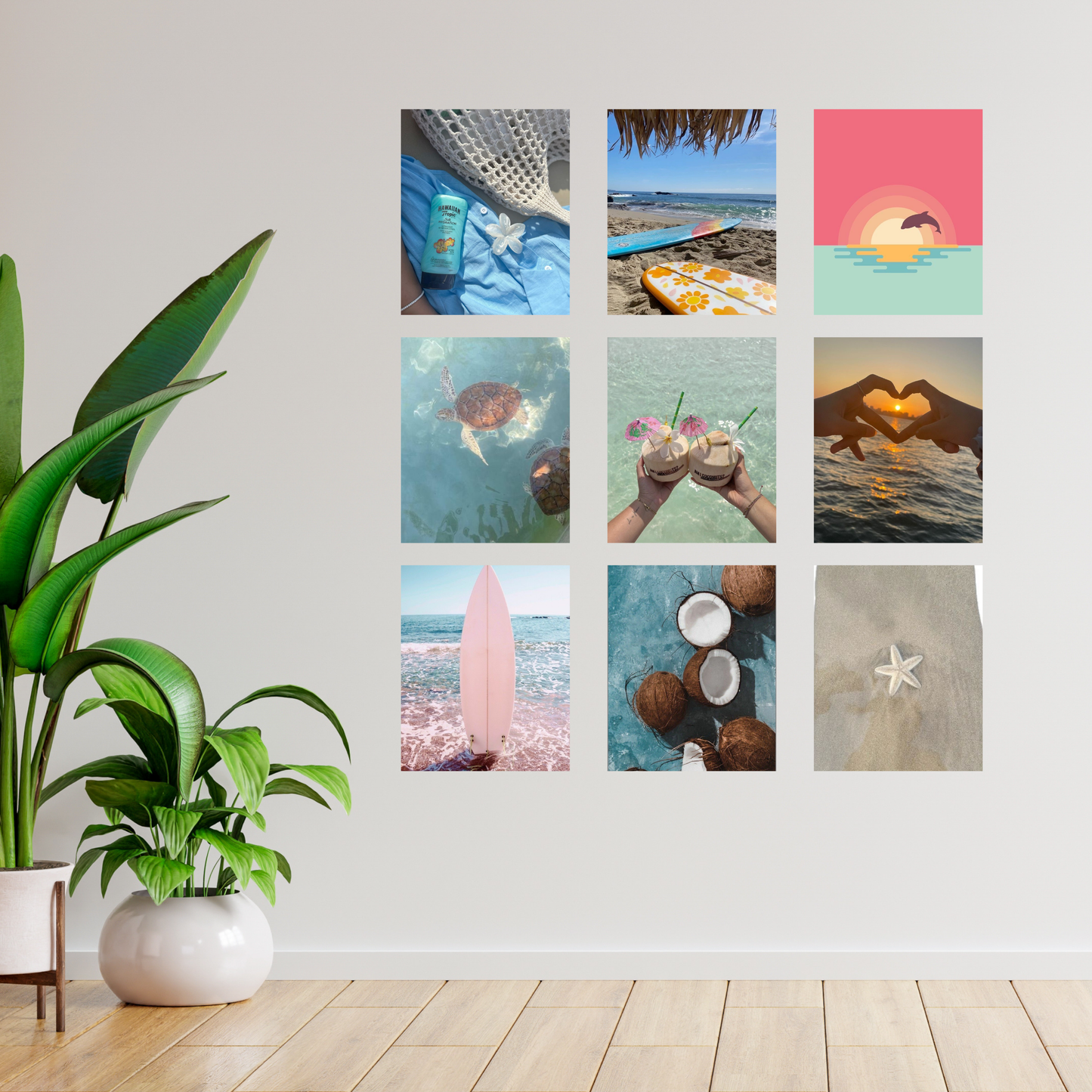Sea Dreams-Wall Collage Ingrained Prints
