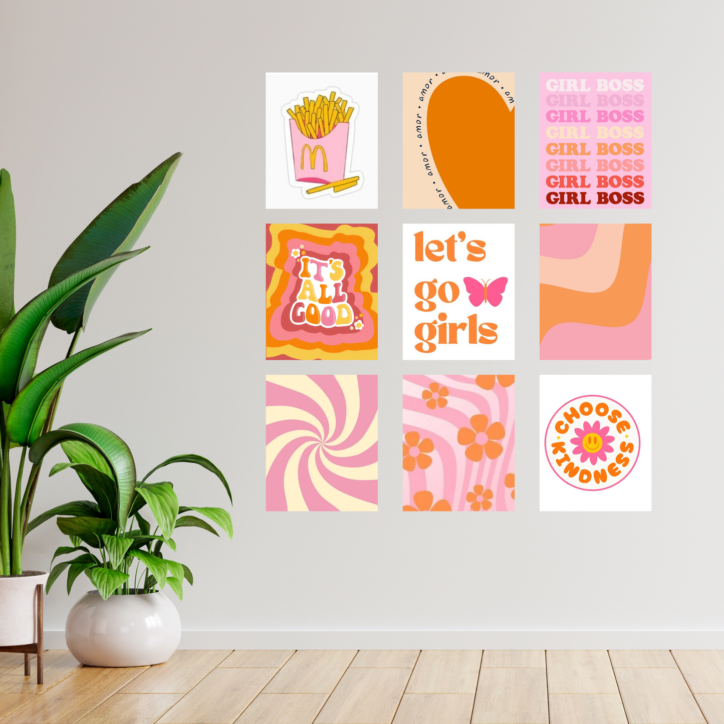 Go Girls-Wall Collage Ingrained Prints