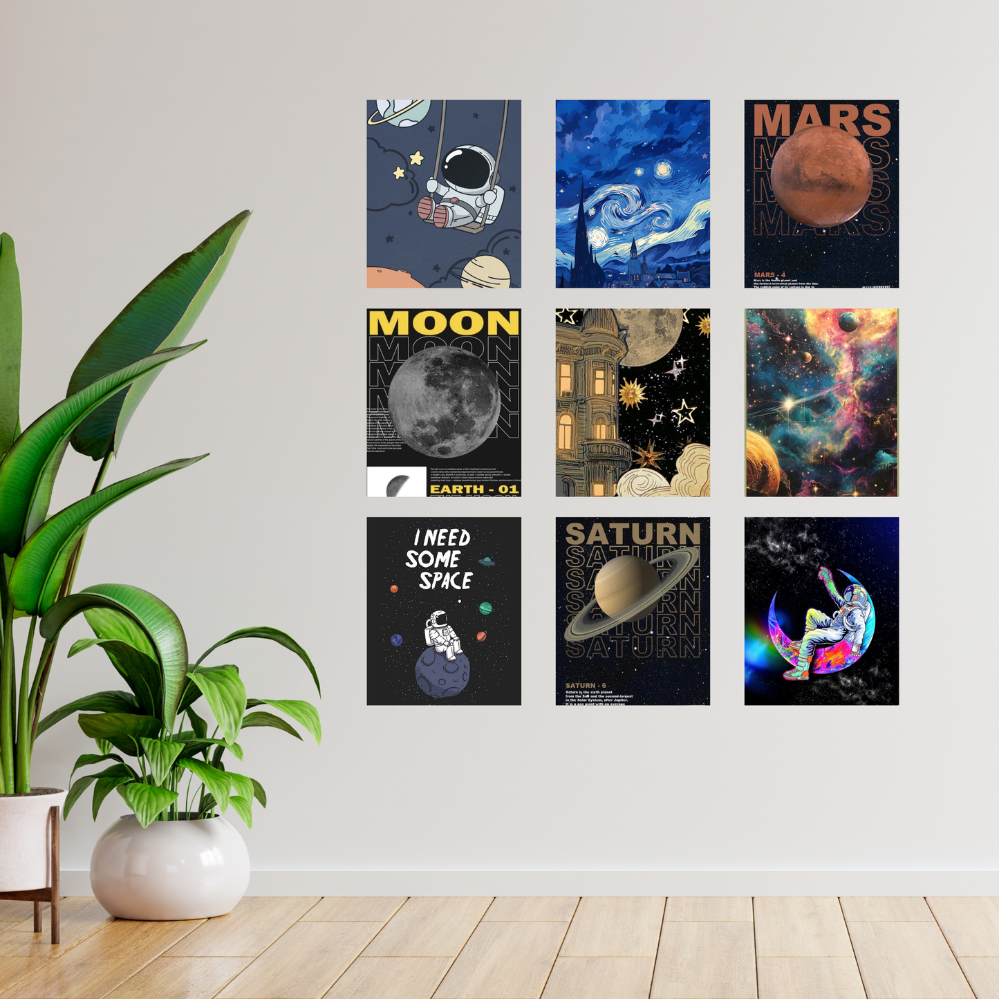 Cosmic Dreamer- Wall Collage Ingrained Prints