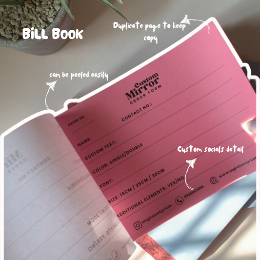 Bill Book Ingrained Prints