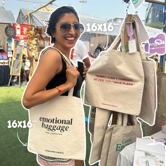 Customise your Own Tote Bag Ingrained Prints