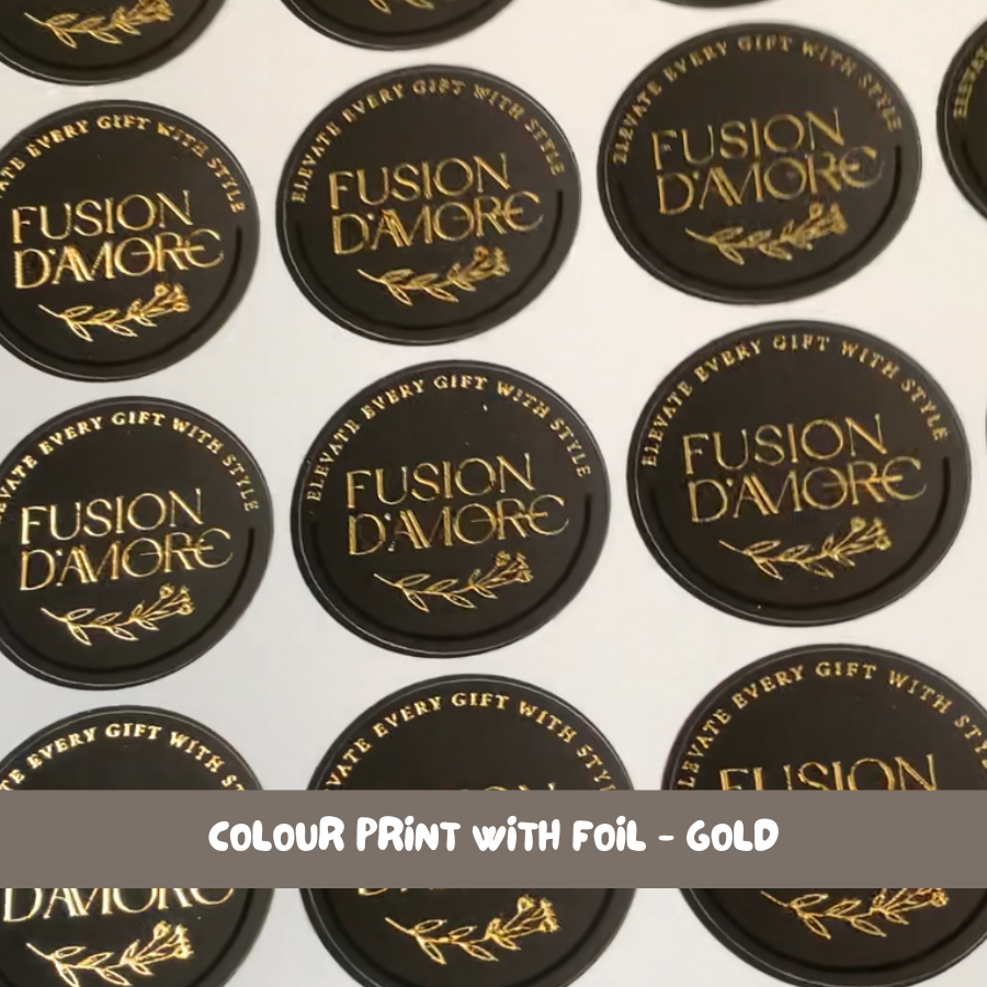 Foiled Stickers Sheets