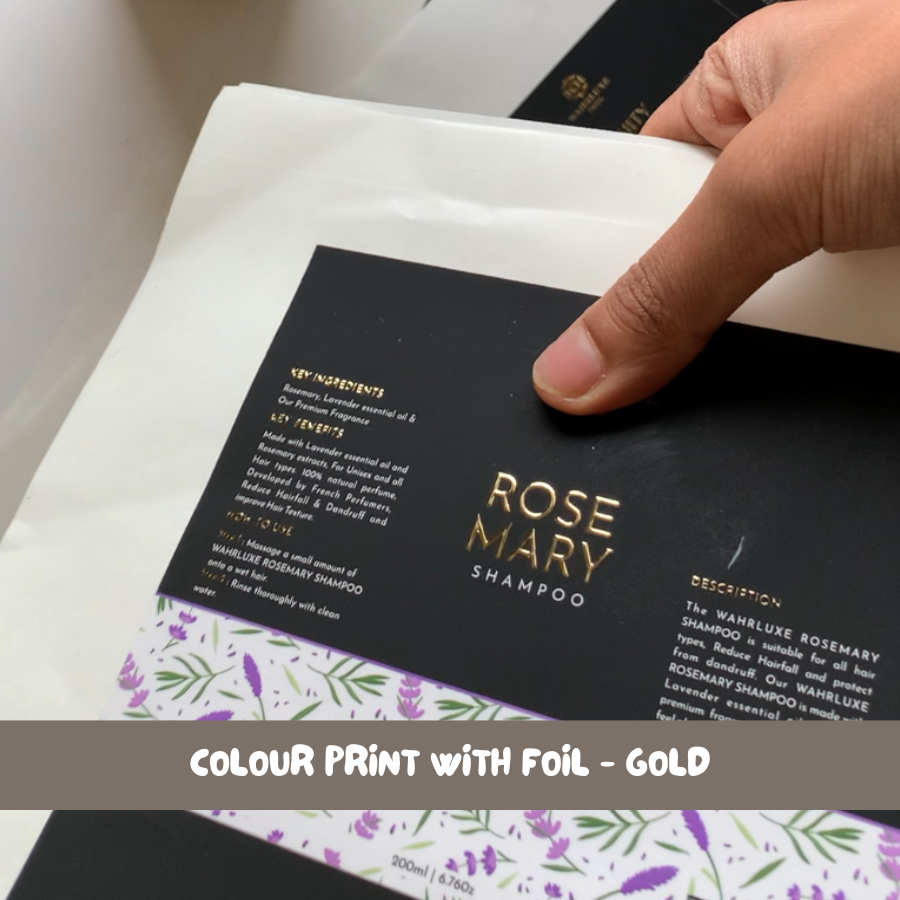 Foiled Stickers Sheets