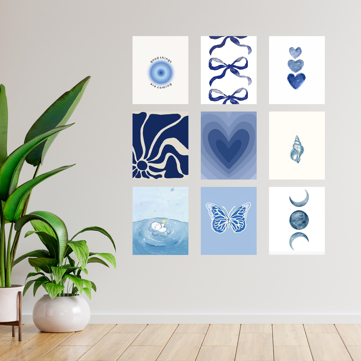 Celestial Tide- Wall Collage Ingrained Prints