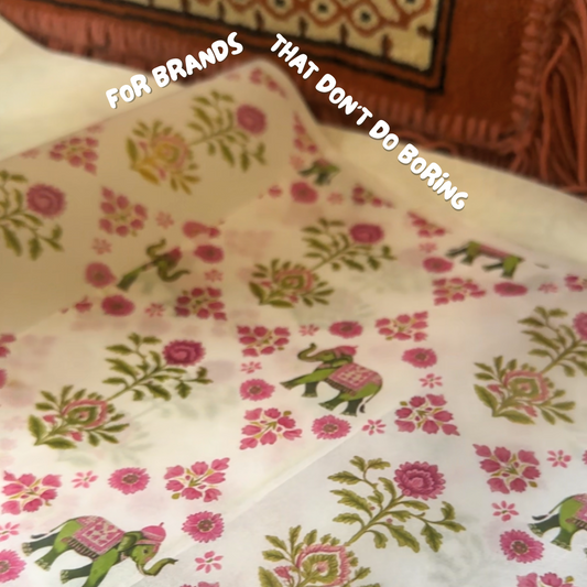 Printed Butter Paper | Custom Multicolour Print