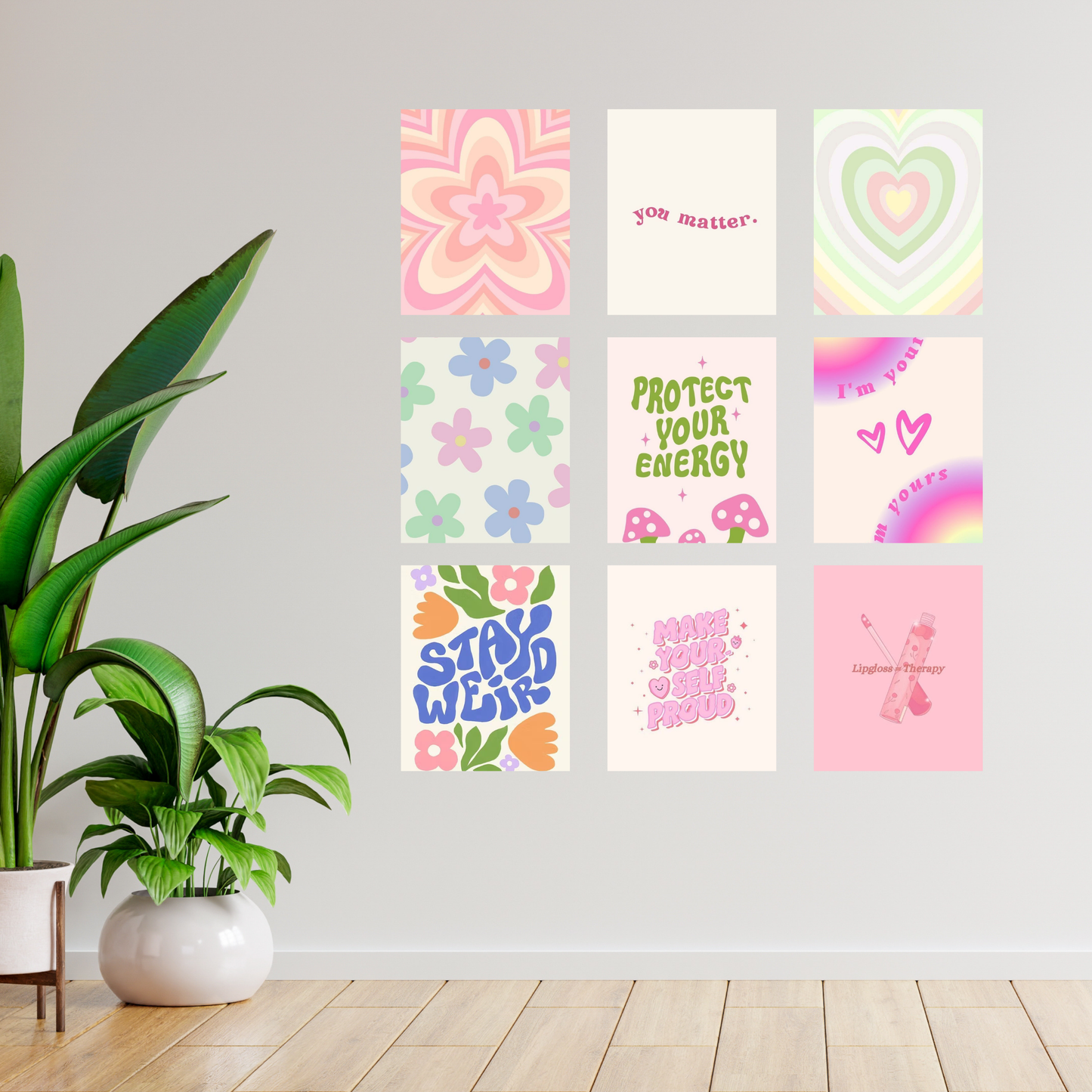 Bloom Energy- Wall Collage Ingrained Prints