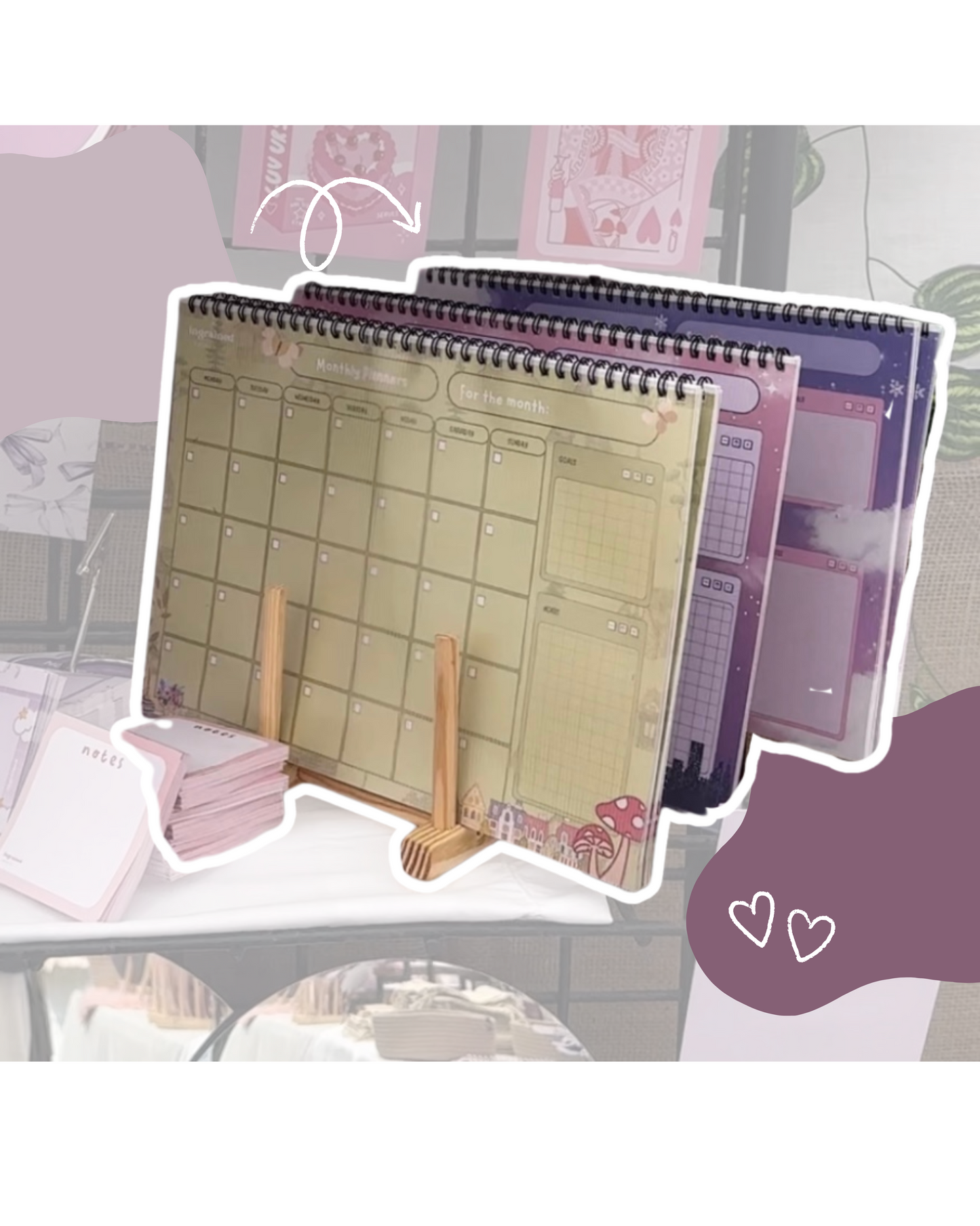 Monthly Planner Ingrained Prints