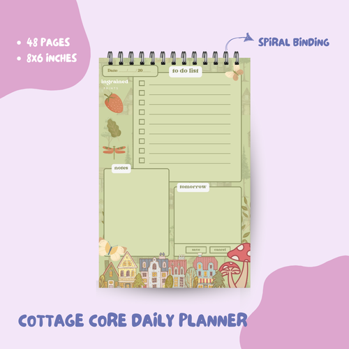 Cottage Core Daily Planner