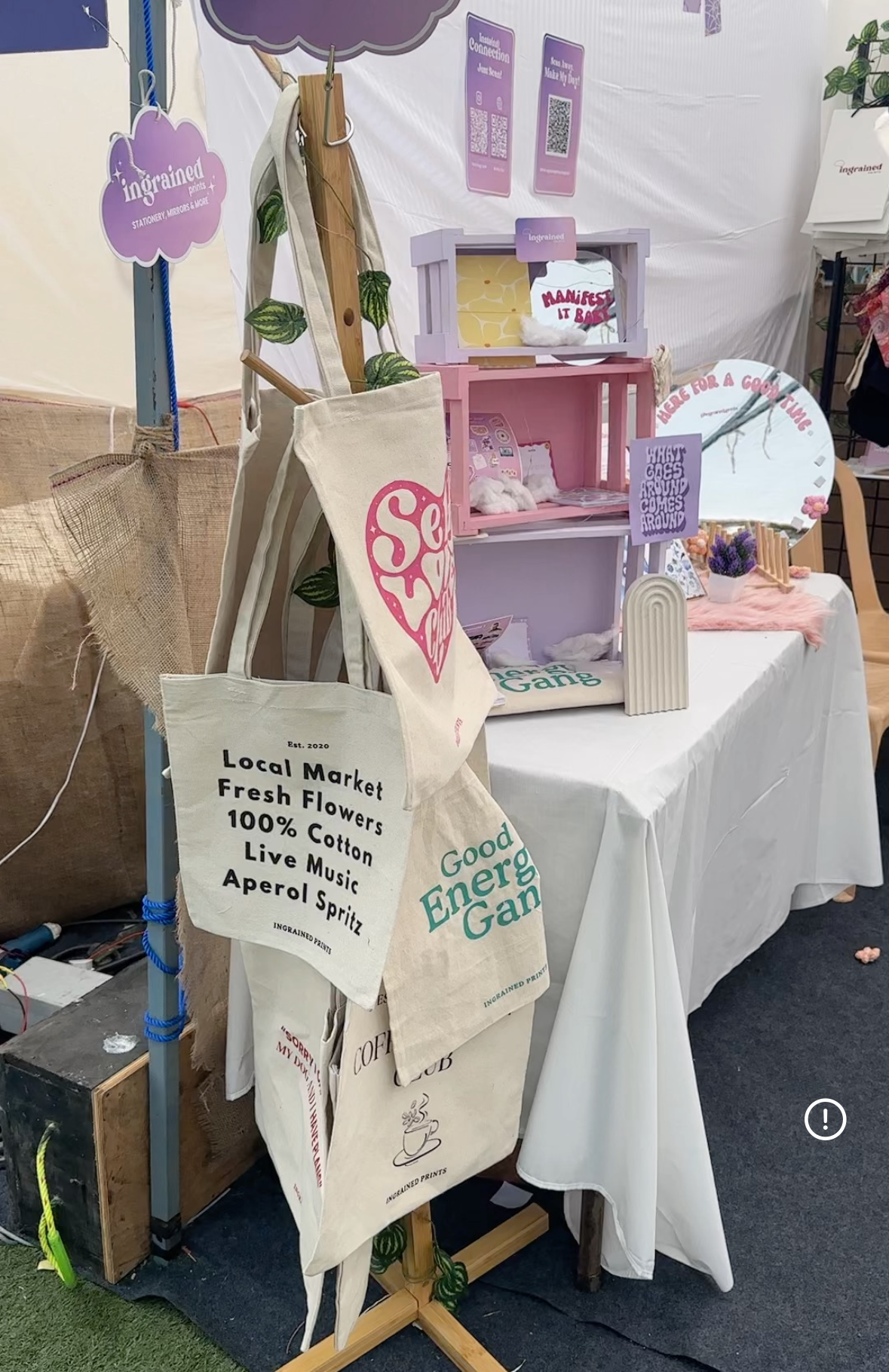 Customise your Own Tote Bag Ingrained Prints