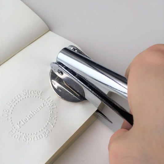 'From the library of' Paper embosser