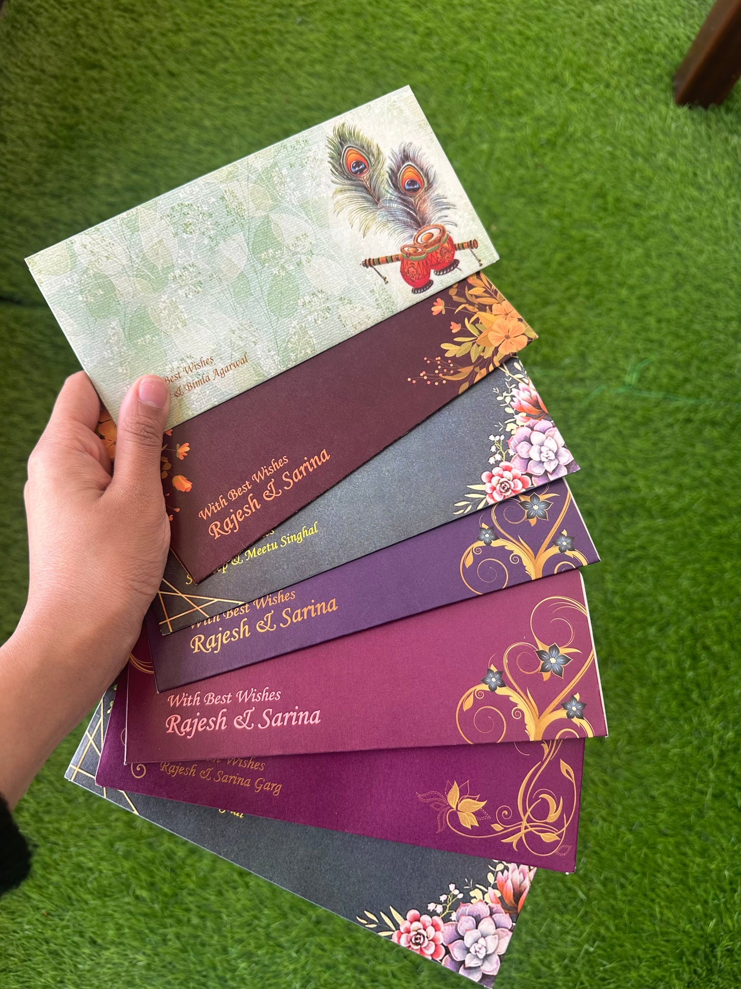 Custom Money Envelopes Ingrained Prints
