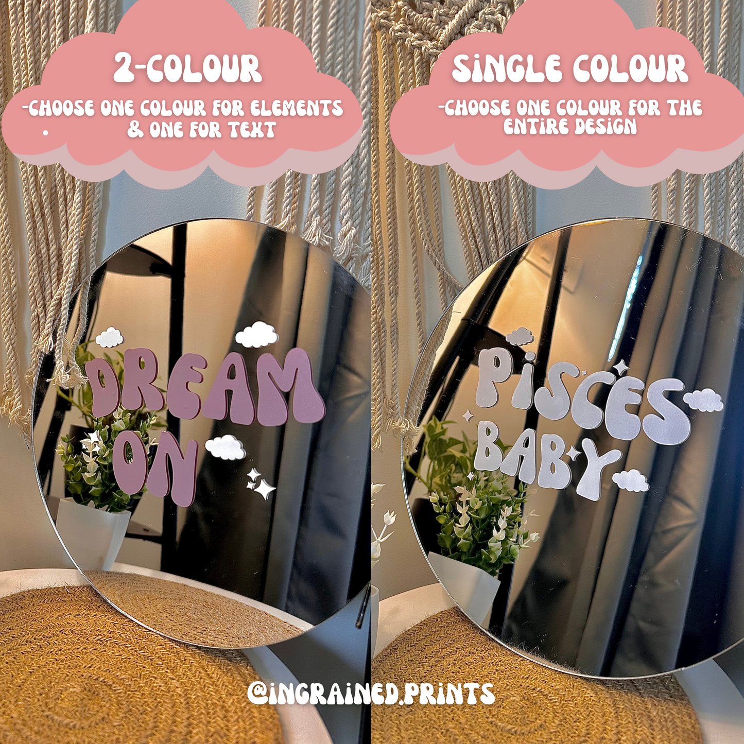 Custom Text Mirror