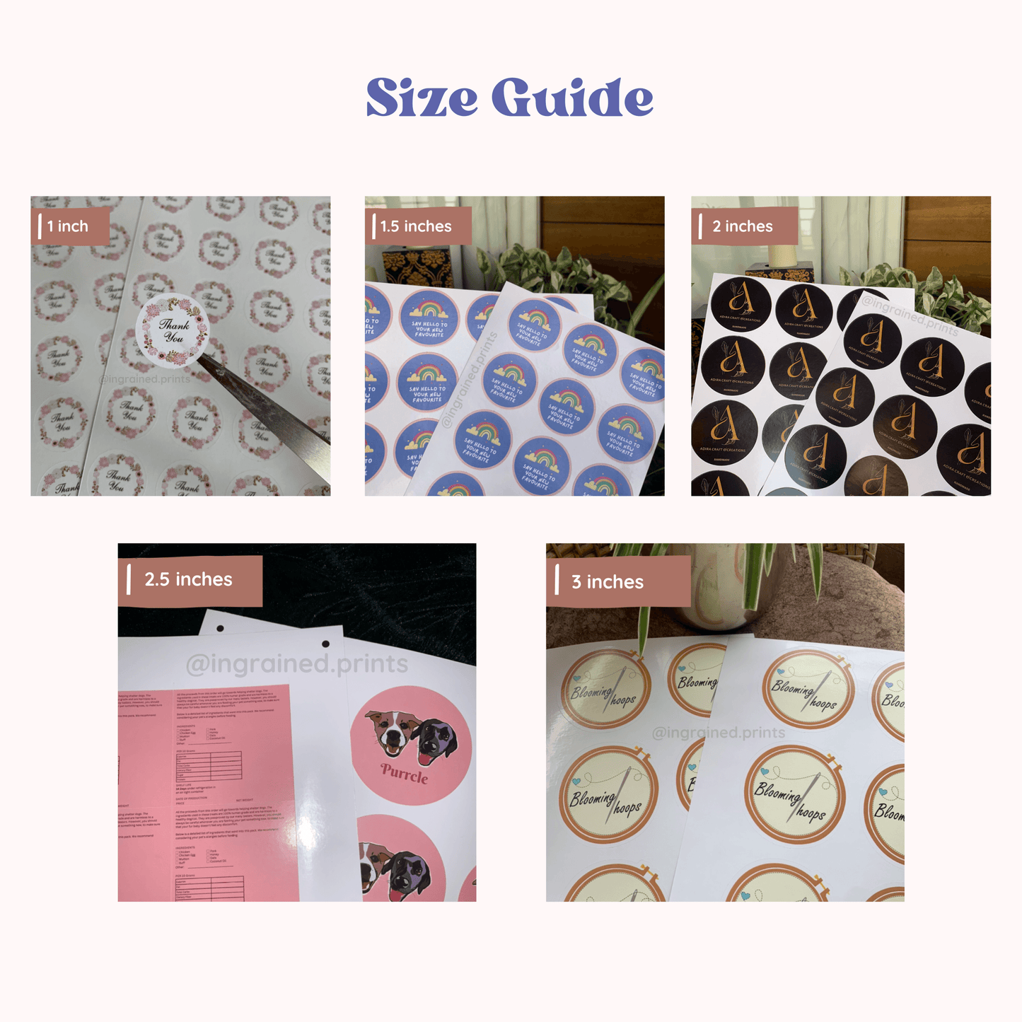 Vinyl Stickers (Waterproof) - Ingrained Prints