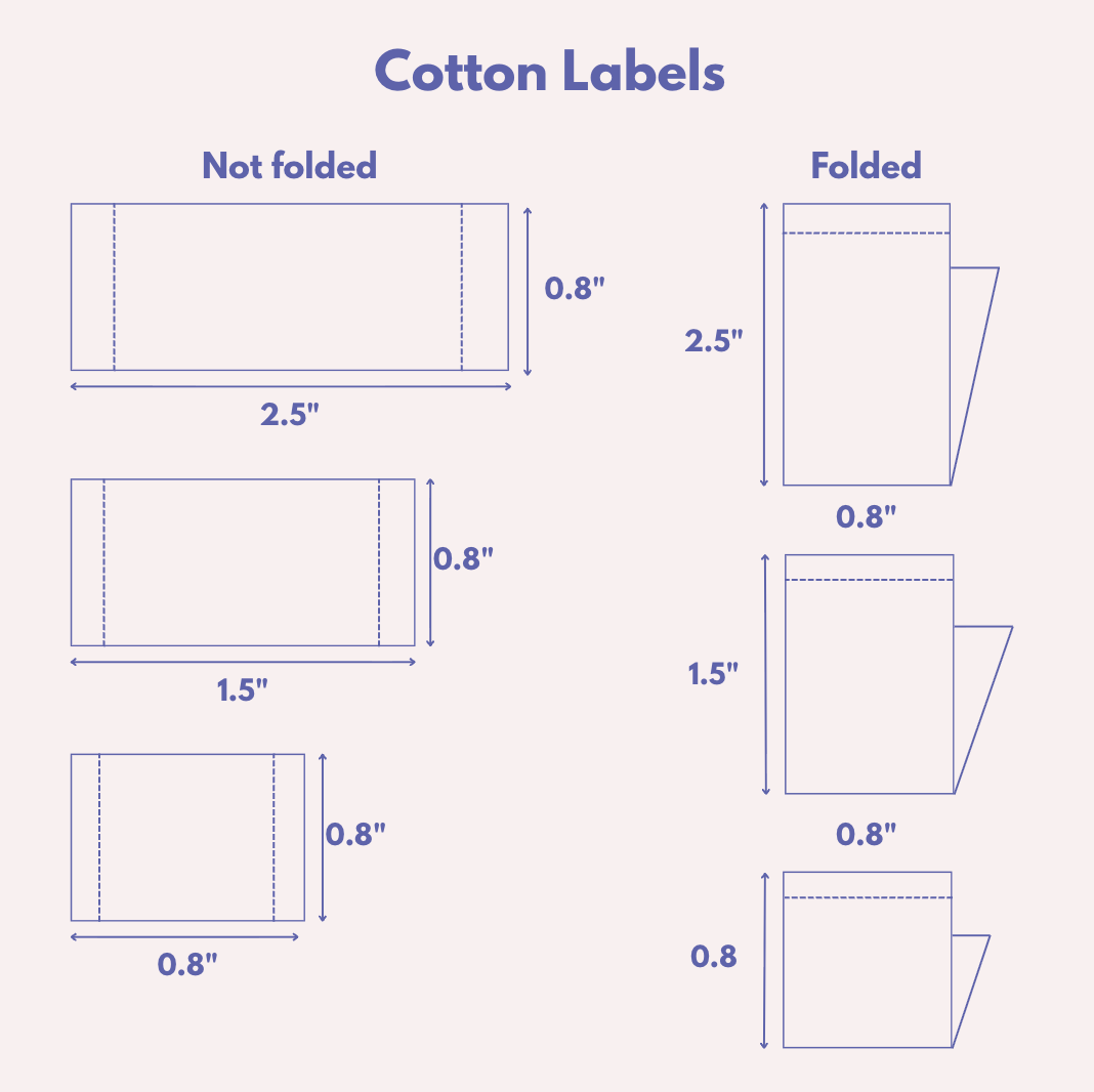 Cotton Neck Labels for Clothes