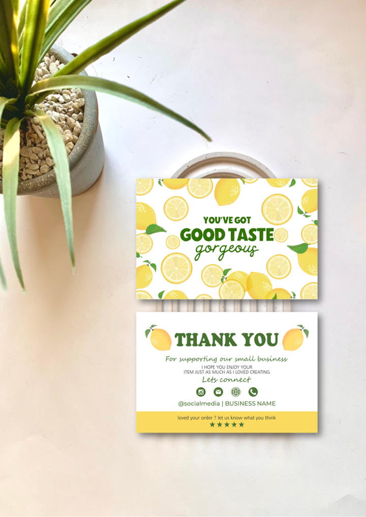 Thankyou Card Design #40 Ingrained Prints