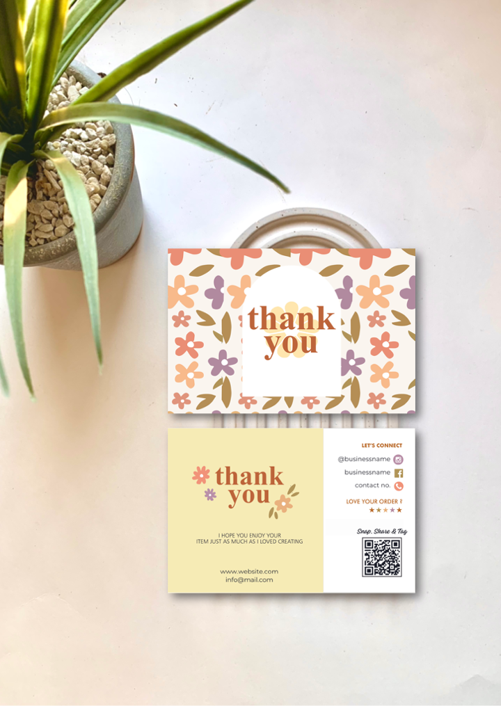Thankyou Card Design #41 Ingrained Prints