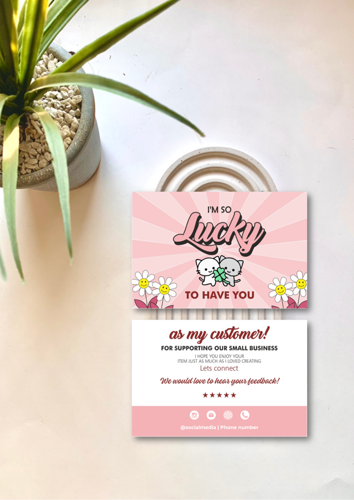 Thankyou Card Design #31 Ingrained Prints