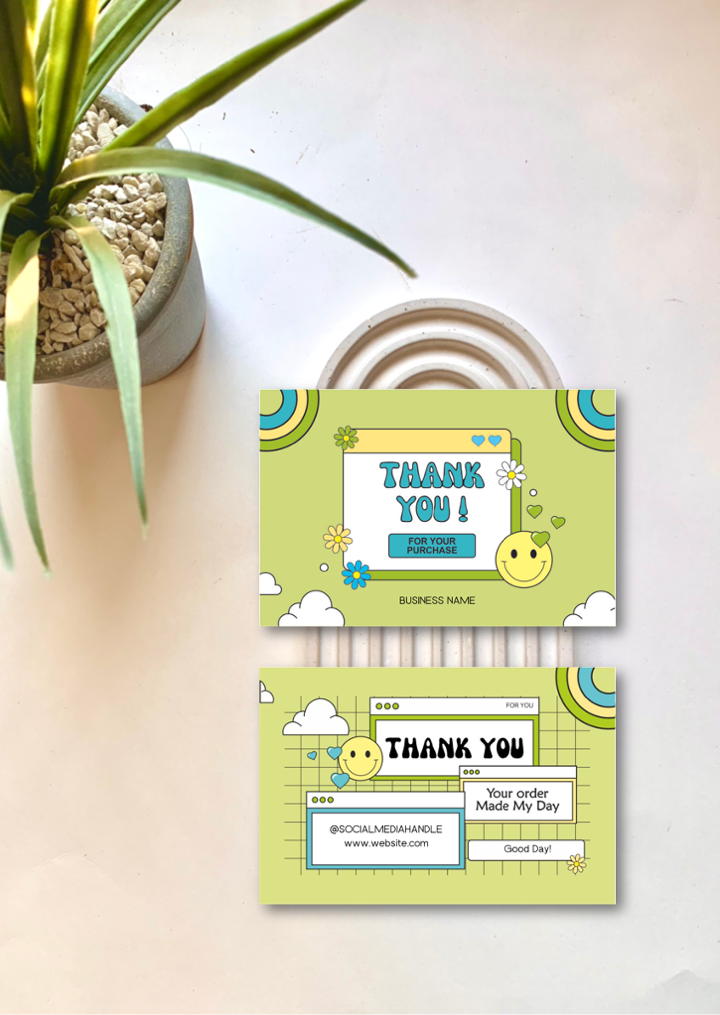 Thankyou Card Design #34 Ingrained Prints