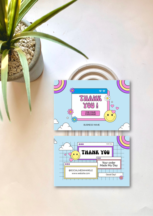 Thankyou Card Design #35