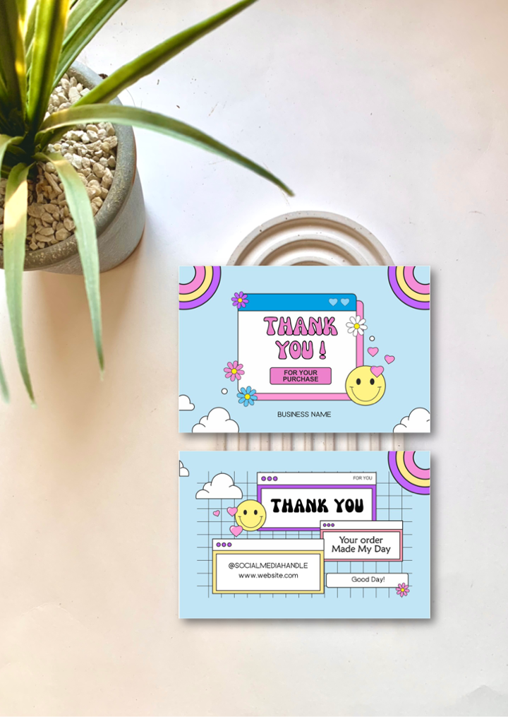 Thankyou Card Design #35 Ingrained Prints