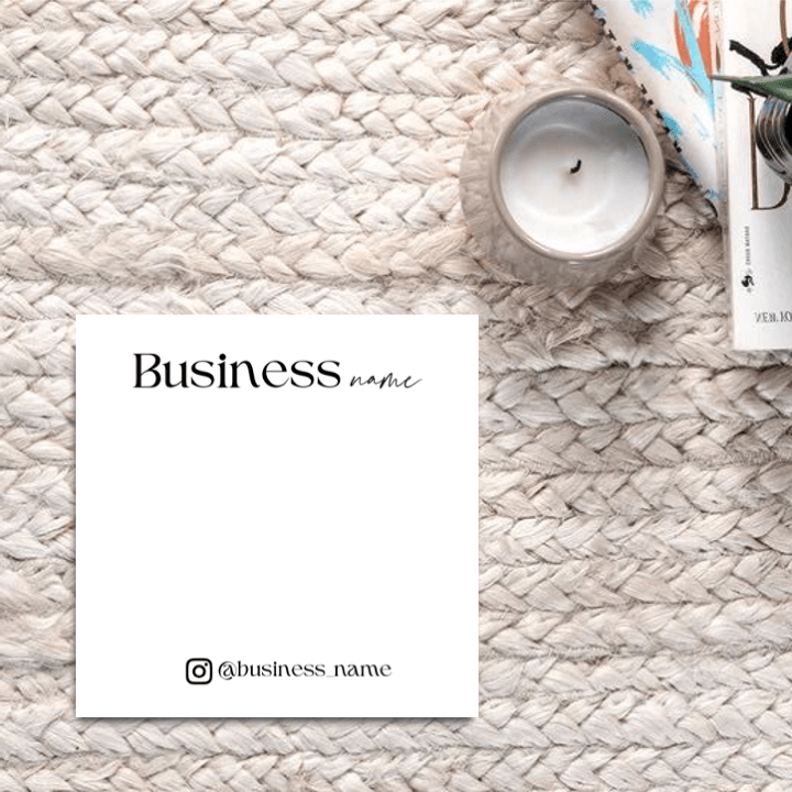 Jewelry Display Card Design #1 - Ingrained Prints