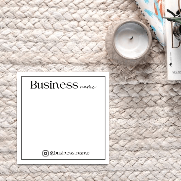 Jewelry Display Card Design #2 - Ingrained Prints