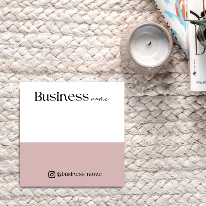 Jewelry Display Card Design #3 - Ingrained Prints