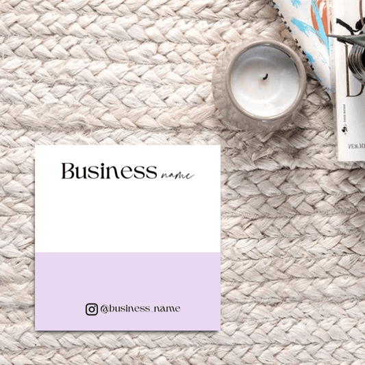 Jewelry Display Card Design #3 - Ingrained Prints