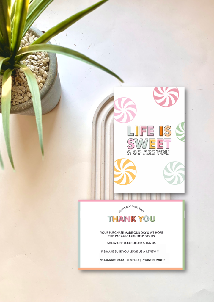 Thankyou Card Design #37 Ingrained Prints