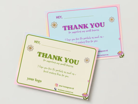 Thankyou Card Design #29