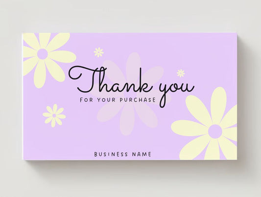 Thankyou Card Design #25 Ingrained Prints