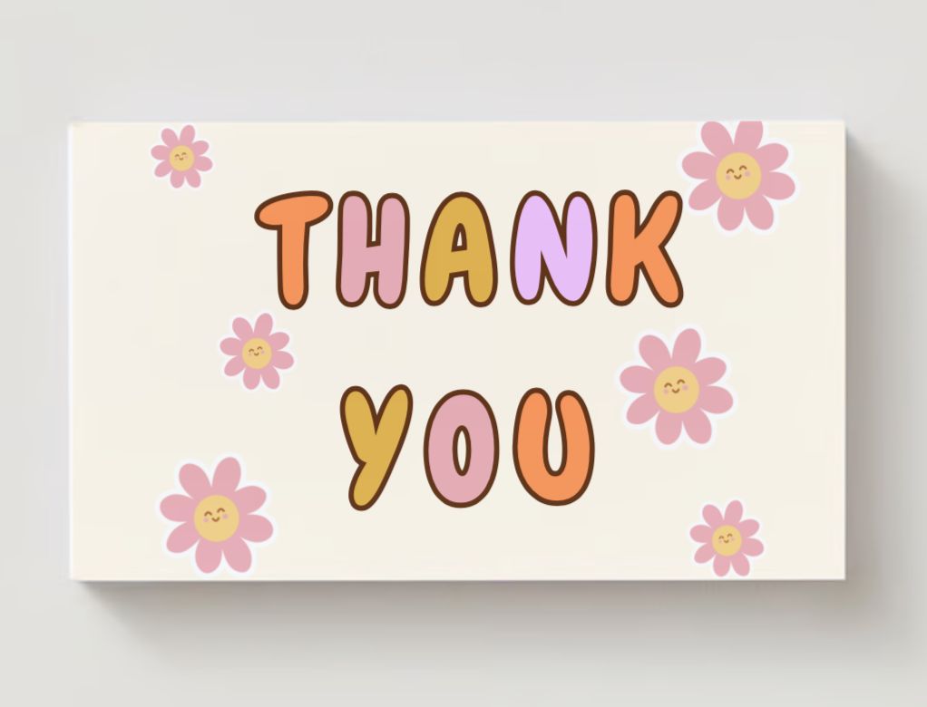 Thankyou Card Design #26