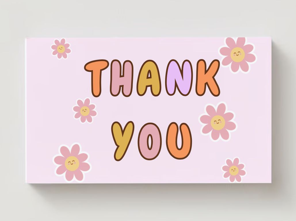 Thankyou Card Design #26