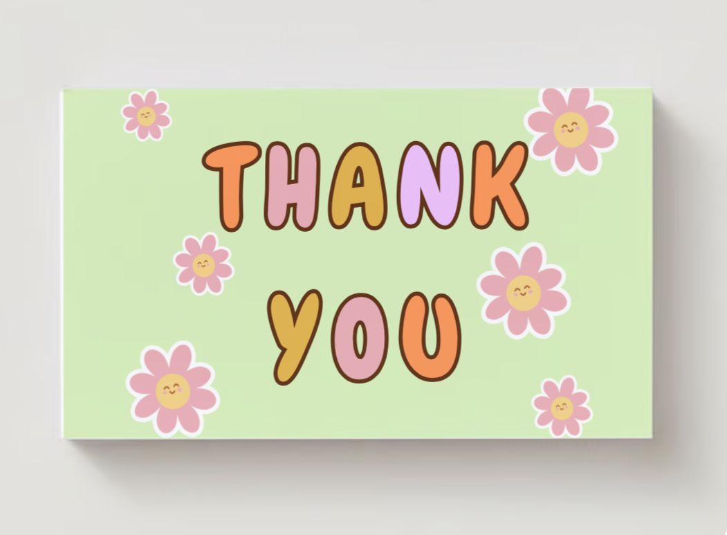 Thankyou Card Design #26