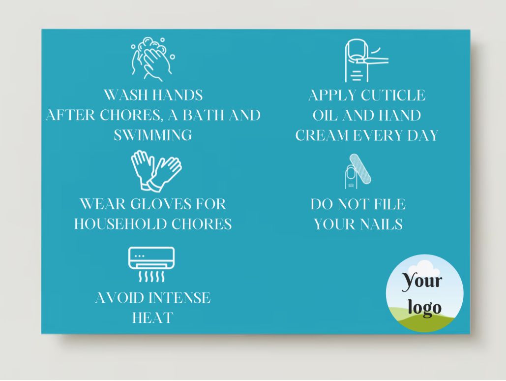 Nails Care Card Design #4