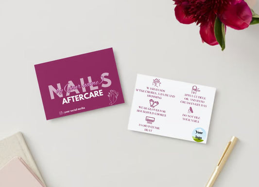 Nails Care Card Design #4