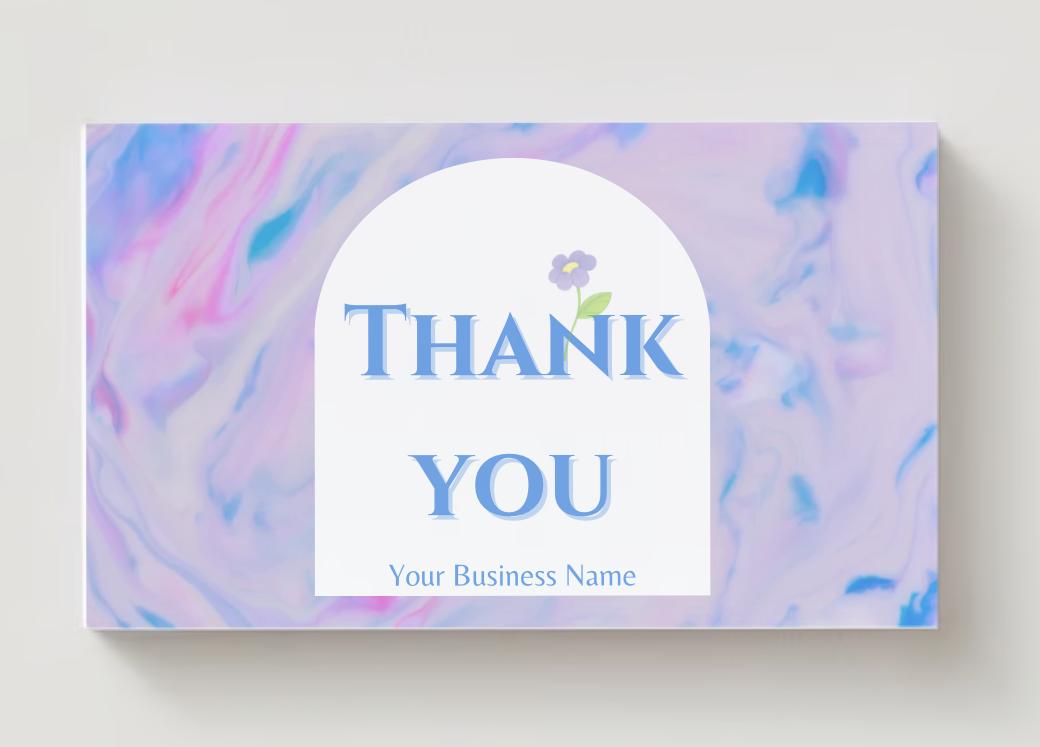 Thankyou Card Design #24