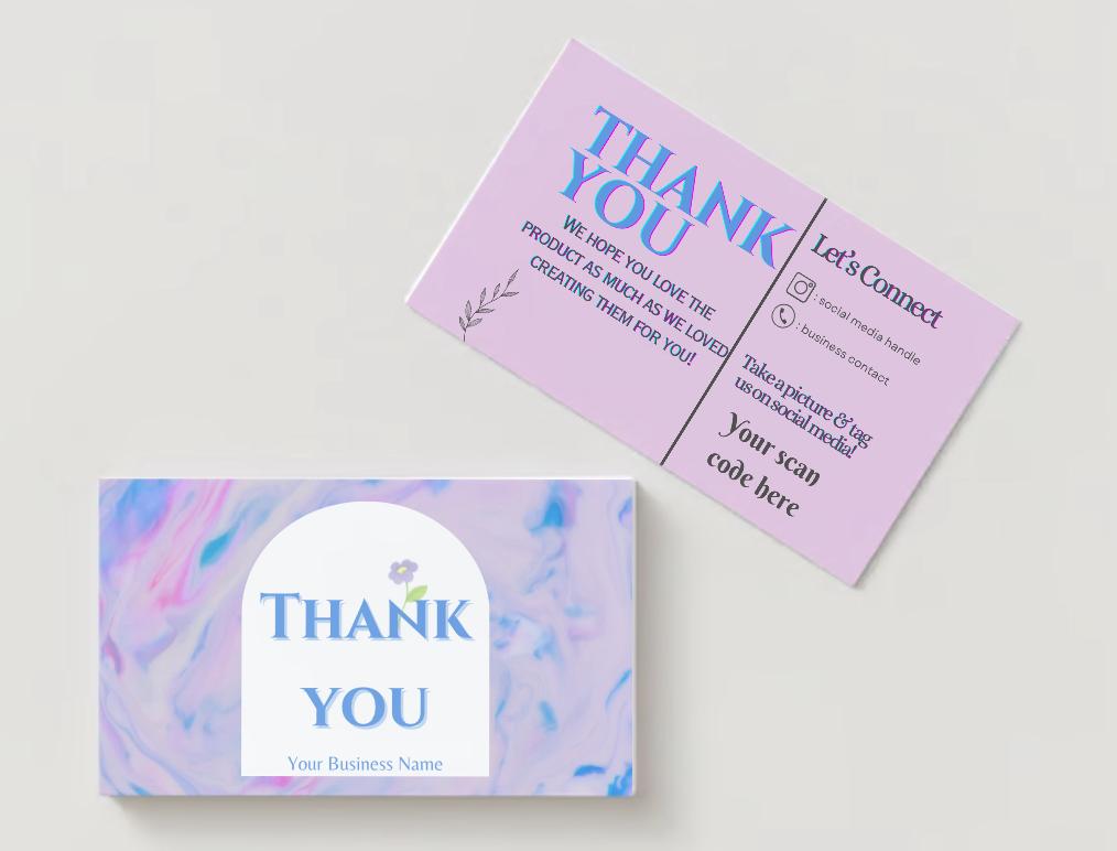 Thankyou Card Design #24