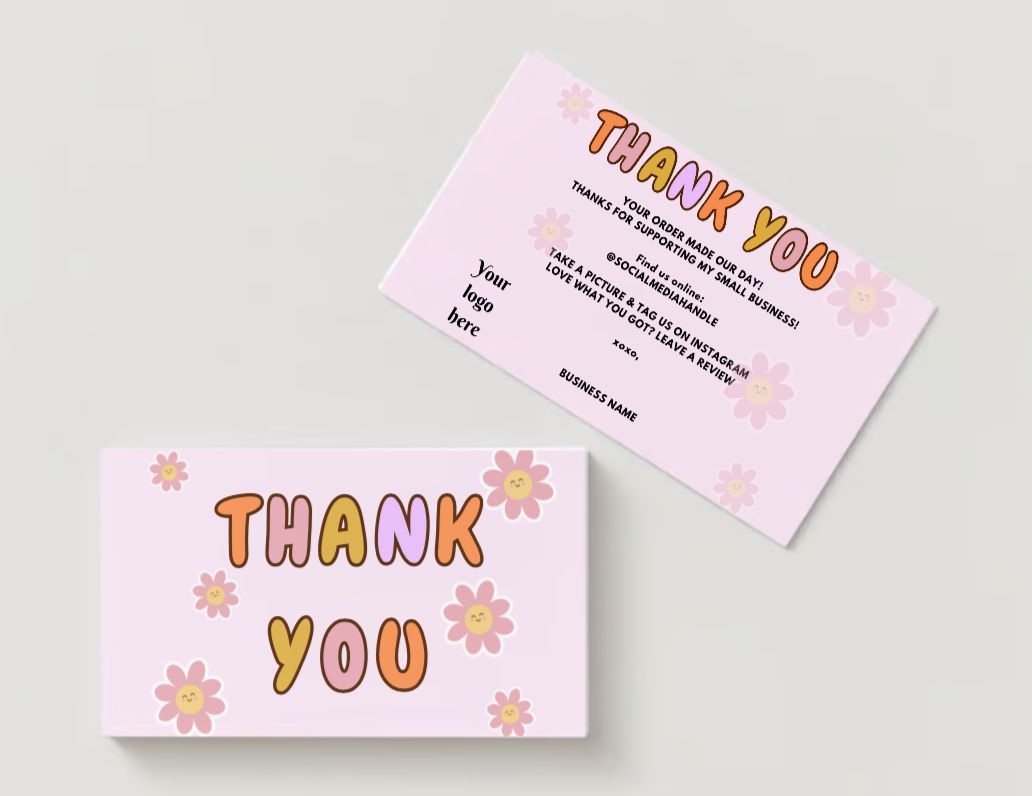 Thankyou Card Design #26