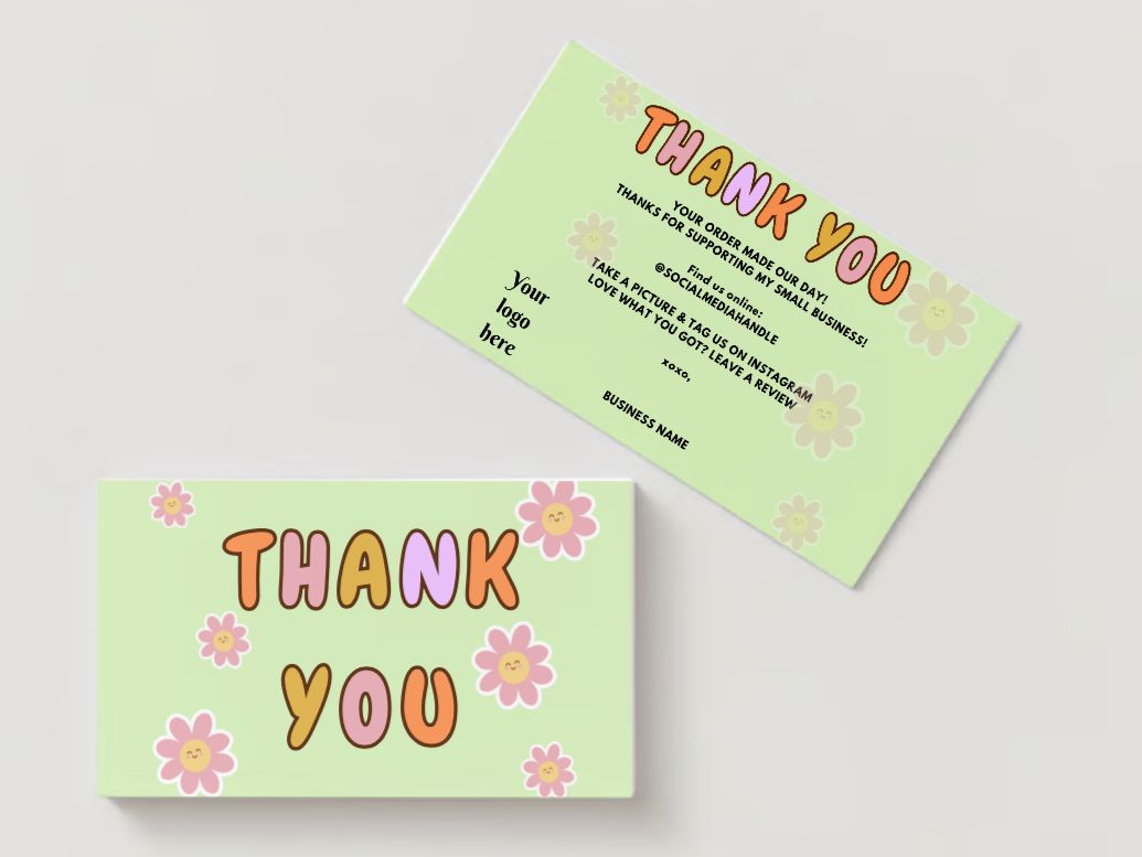 Thankyou Card Design #26