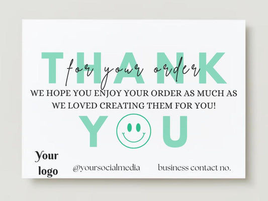 Candle Care Card Design #4 Ingrained Prints