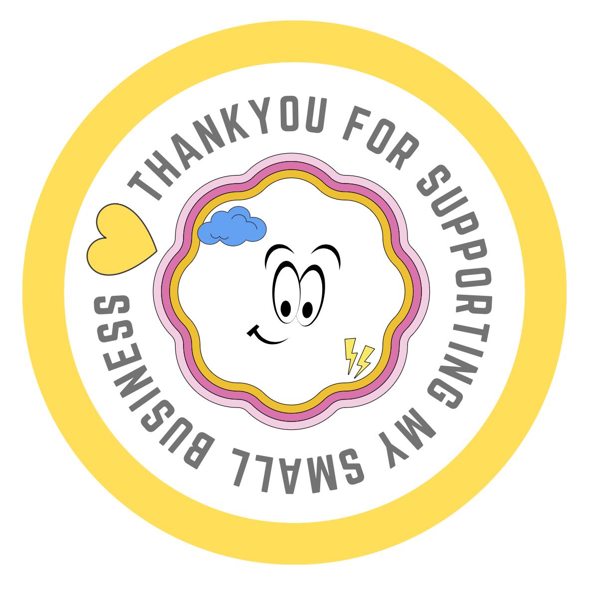 Thankyou Sticker #1 Ingrained Prints