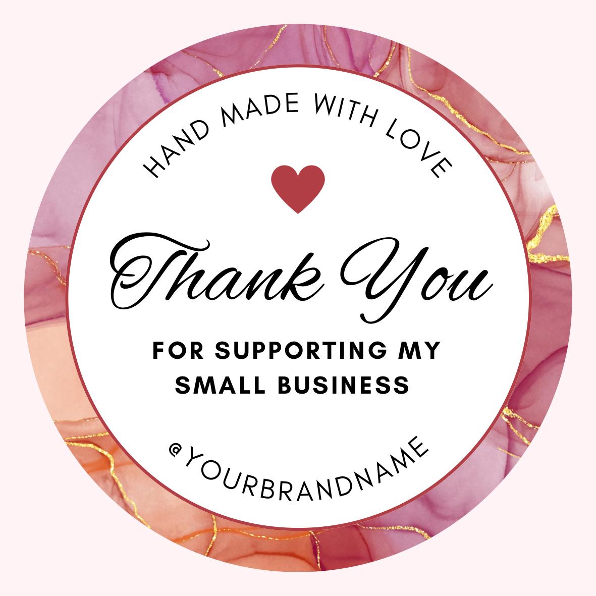 Thankyou Sticker #2 Ingrained Prints