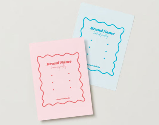 Jewelry Display Card Design #4