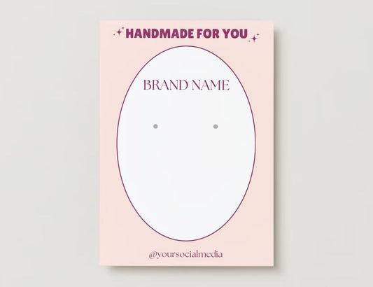 Jewelry Display Card Design #5