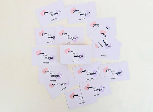 Bulk Cards (Thankyou Card, Business Card, Jewelry Card) - Ingrained Prints